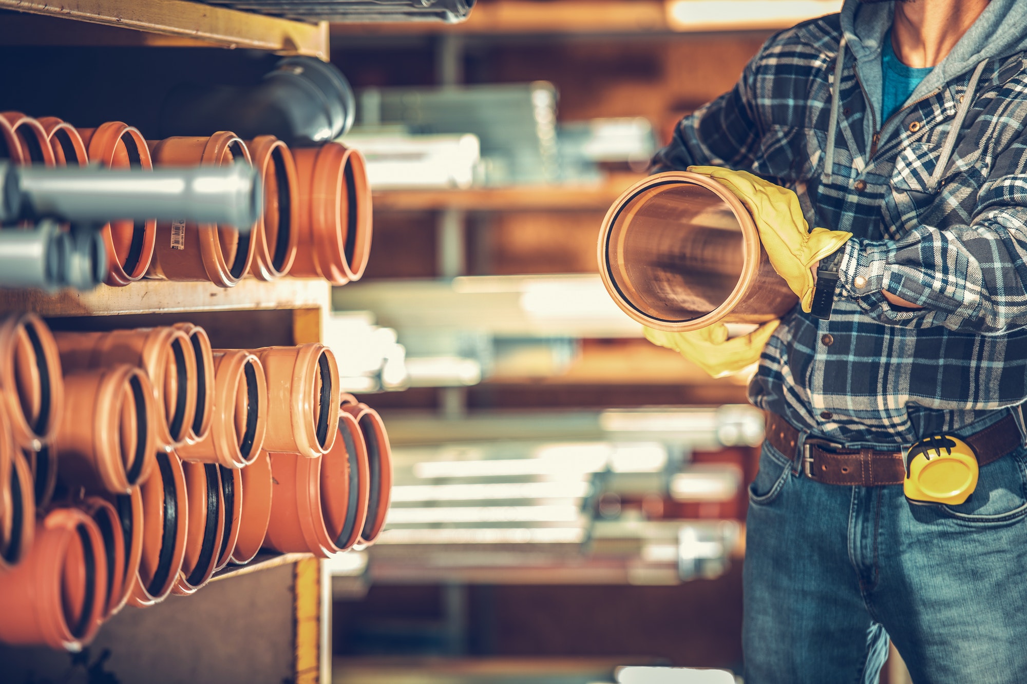 Worker with a Pipe